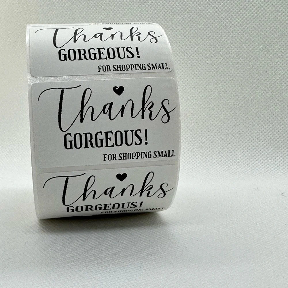Thanks stickers  2" Stickers labels (100 roll ) NWT​​ - Picture 6 of 12